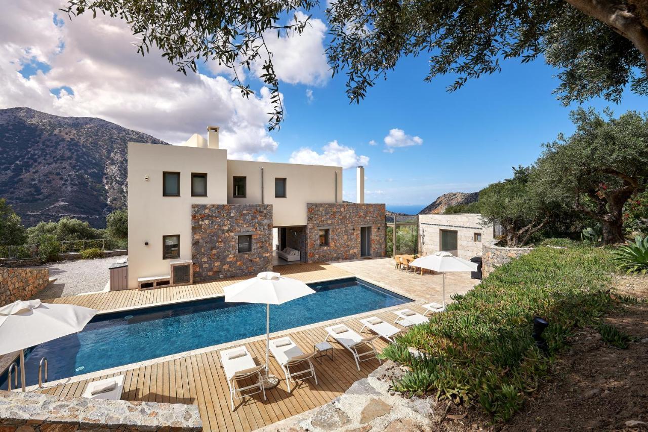 别墅 Adagio With Private Eco-friendly Heated Pool Vrachasi